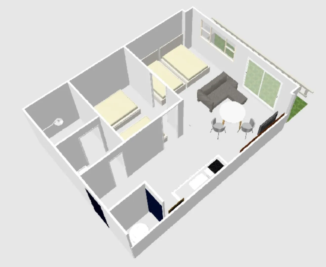 Namba Hara Apartment Ósaka